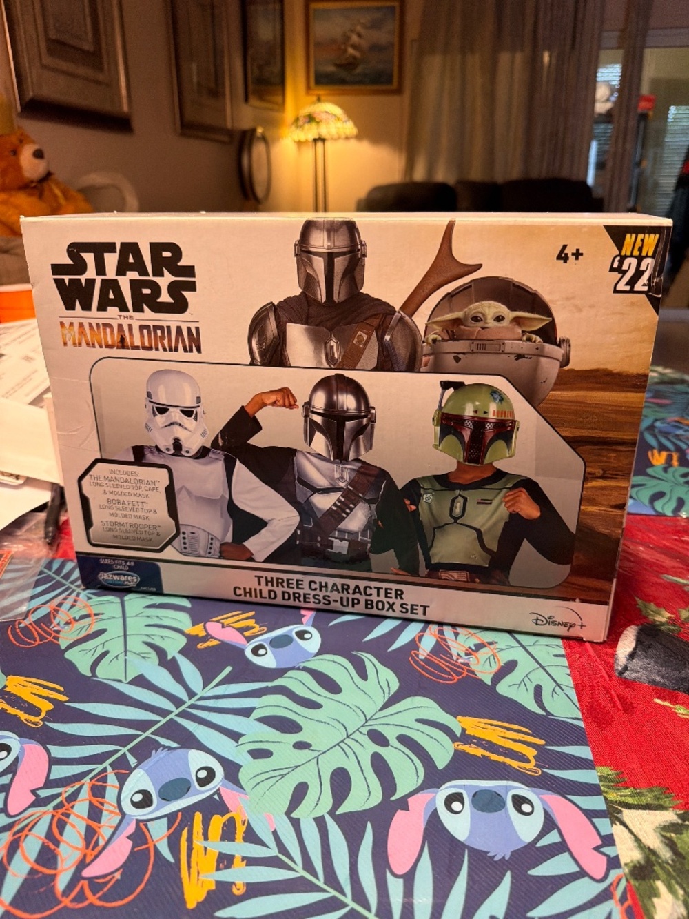 Star Wars 3 Character Child Dress-Up Box Set Mandalorian/Boba Fett/Stormtrooper